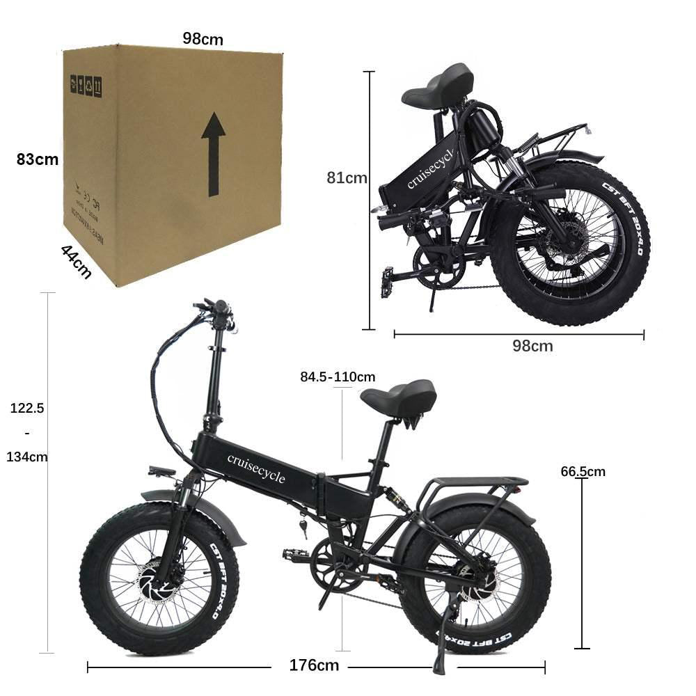 Cruisecycle RX20 17Ah Foldable Electric Bike